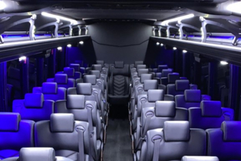 Hillsboro Charter Bus Interior