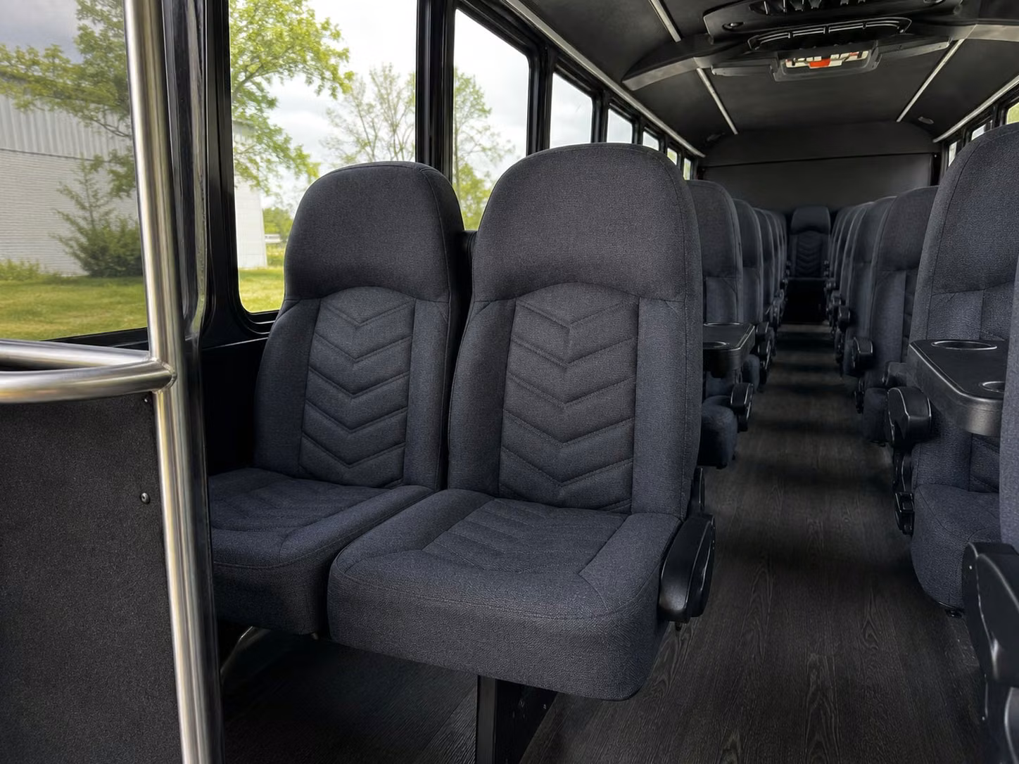 15 passenger minibus inside