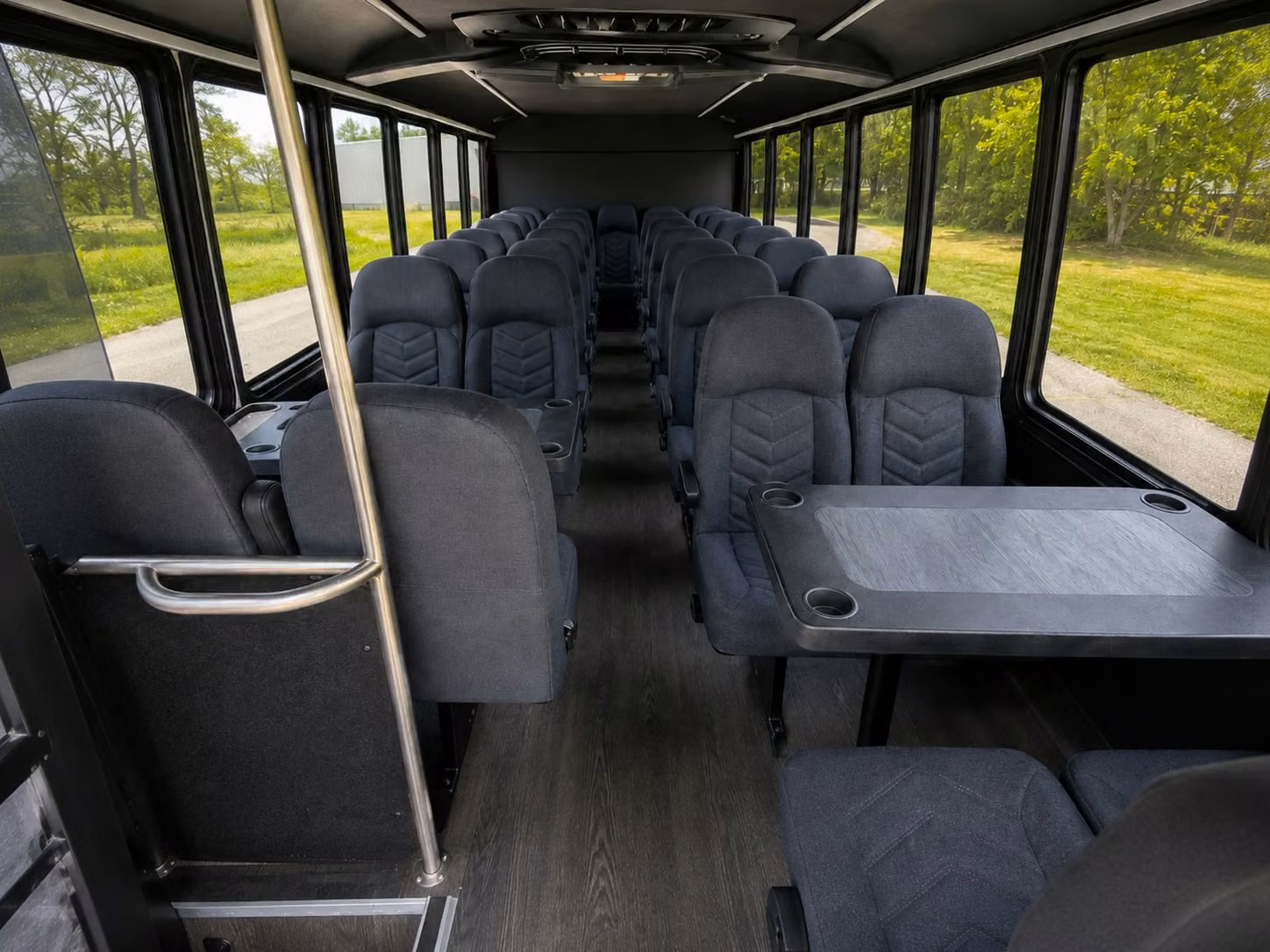 15 passenger minibus interior