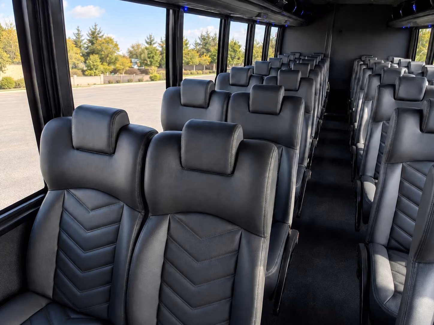 18 passenger minibus inside