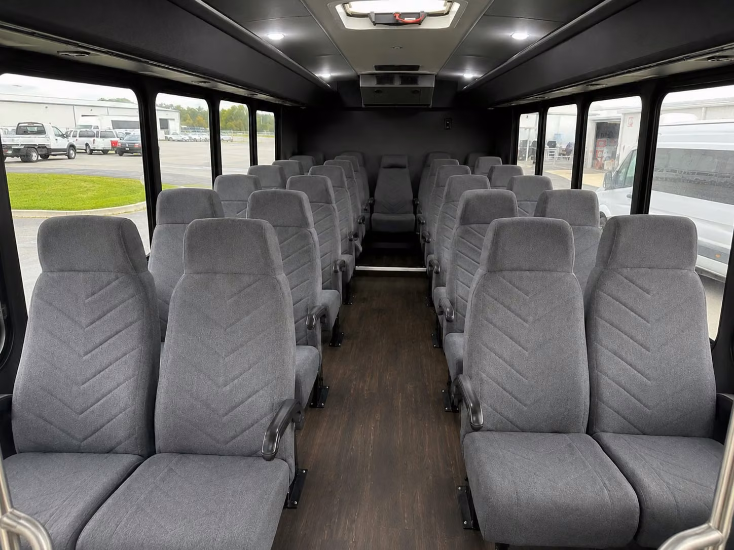 18 passenger minibus interior