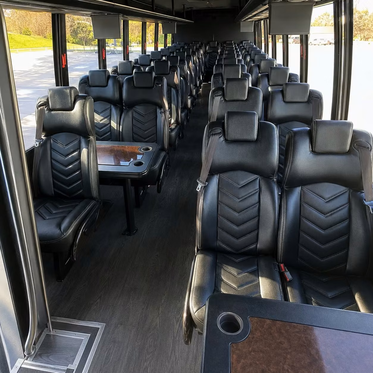 25 passenger minibus inside
