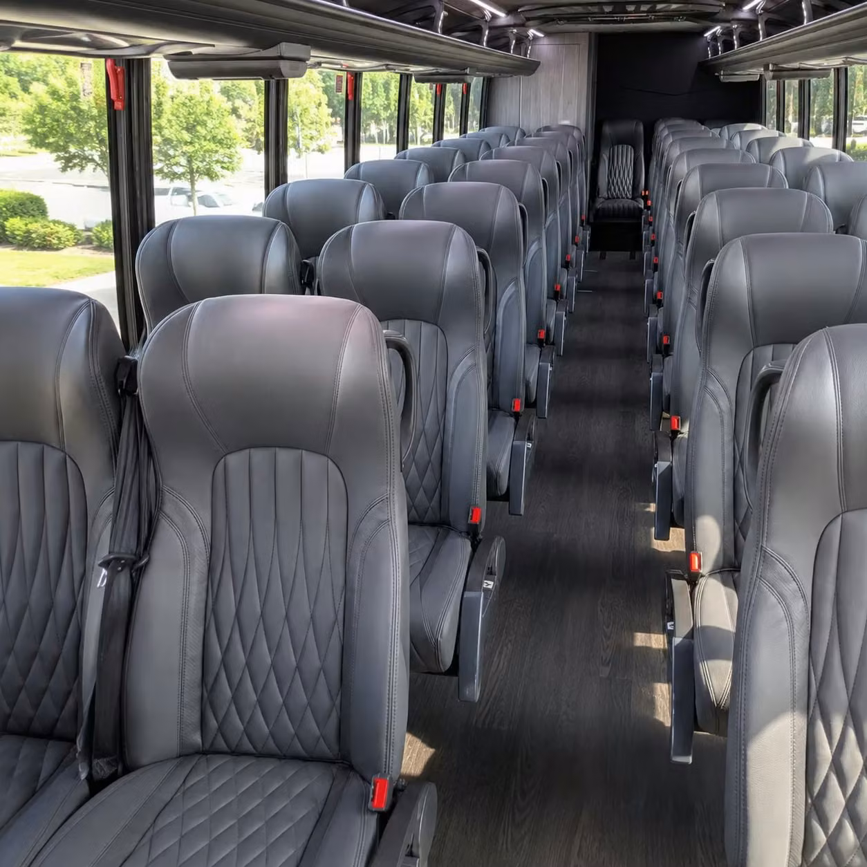 25 passenger minibus interior