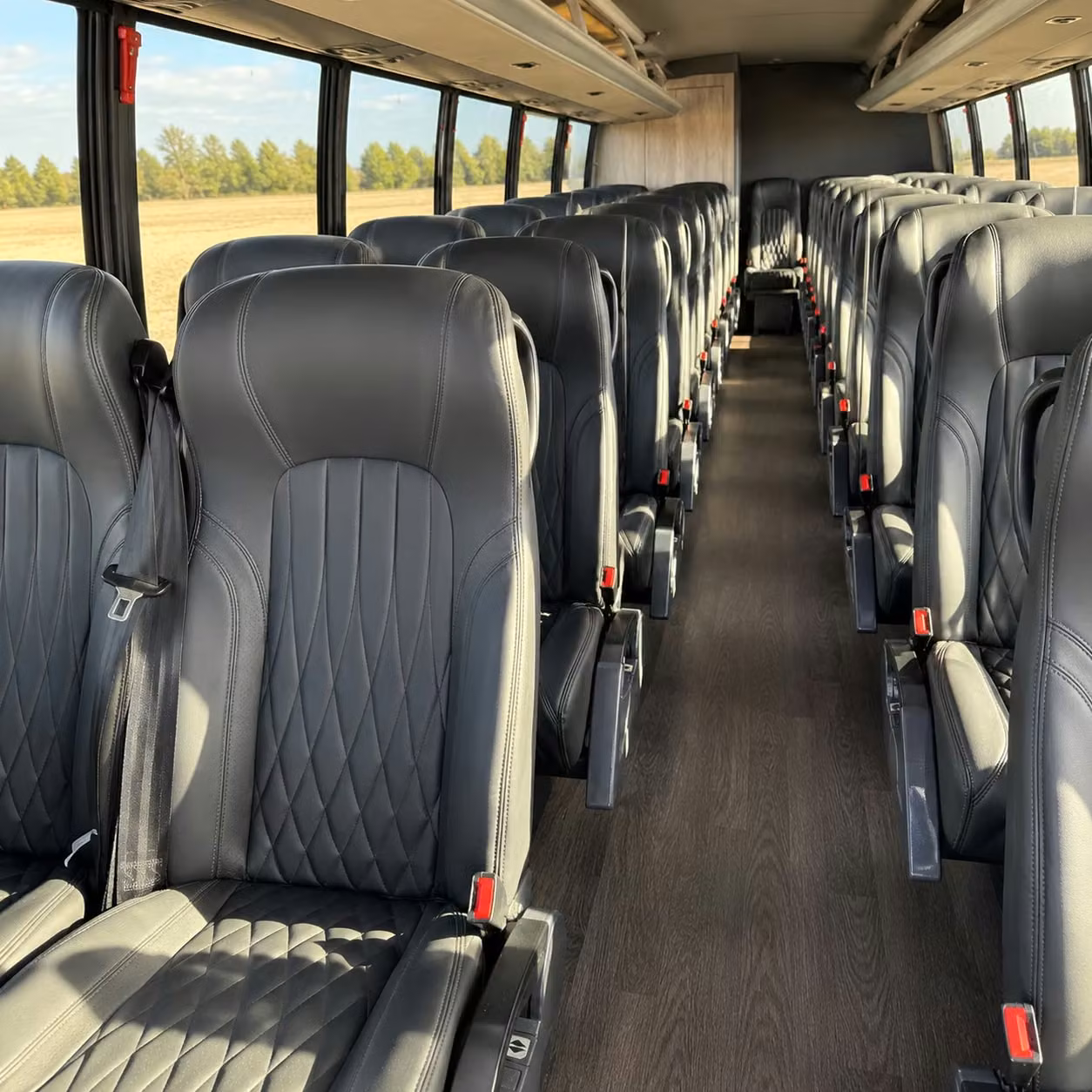 28 passenger minibus inside