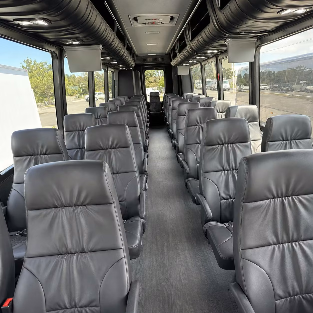 28 passenger minibus interior