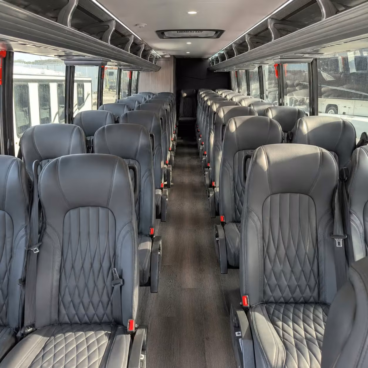 35 passenger minibus interior
