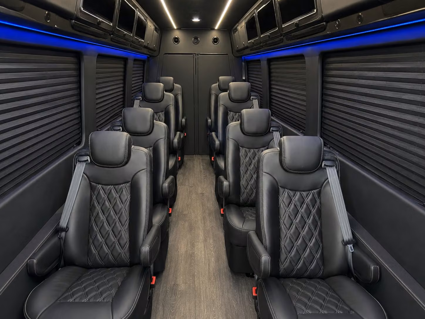 sprinter van with driver interior